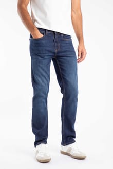 Eddie Straight Leg Denim Jeans Dark Denim