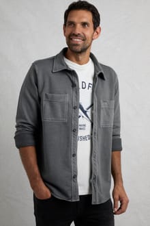 Fingask Loopback Shirt Limestone