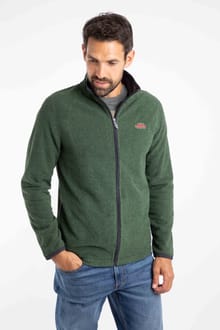 Merrill Full Zip Textured Fleece Shaded Spruce