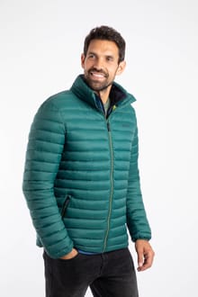 Crantock Lightweight Showerproof Padded Jacket Cedar Green