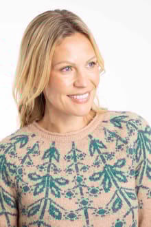 Miska Fair Isle Jumper Sand Dune